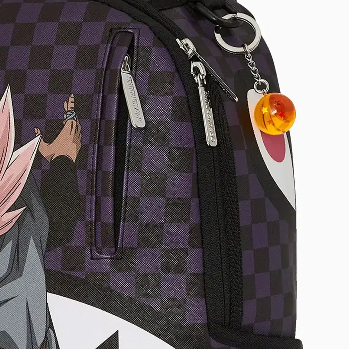 DBZ Super Saiyan Rose Goku Black Purple Dlxsv Backpack - Image 8