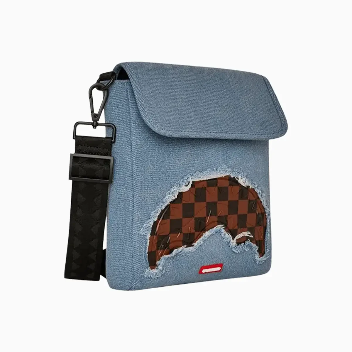 Denim Shark Messenger Sling - Image 2