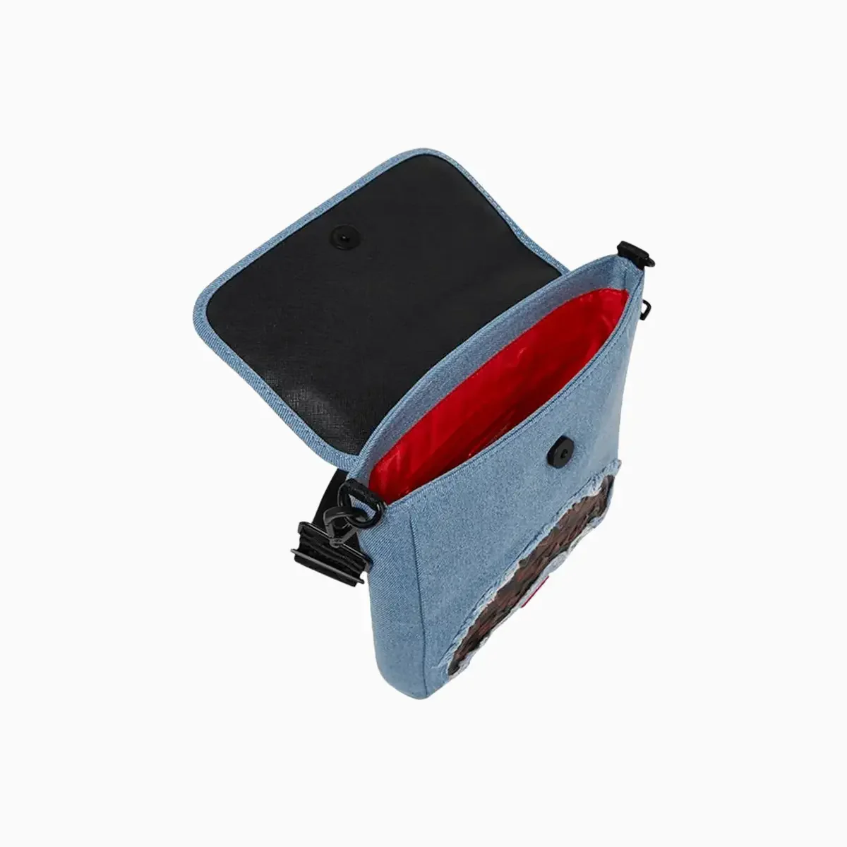 Denim Shark Messenger Sling - Image 4