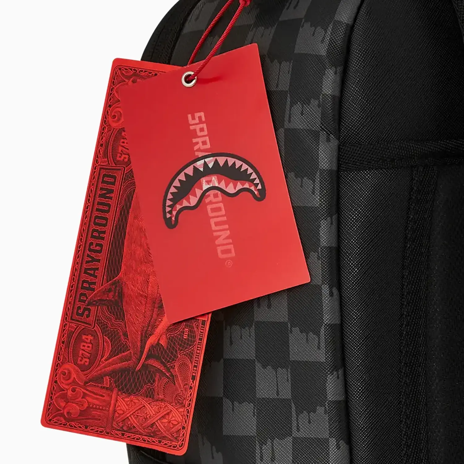 Hangover Drip Check Backpack - Image 12