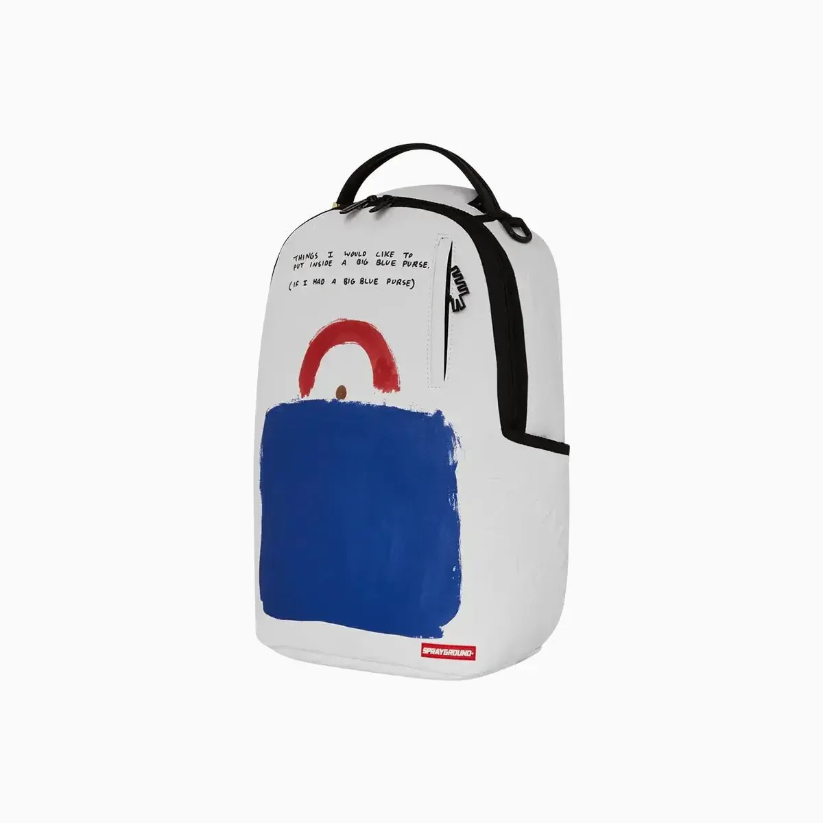 Keith Haring Embossed Shark Handbag Print Backpack - Image 5