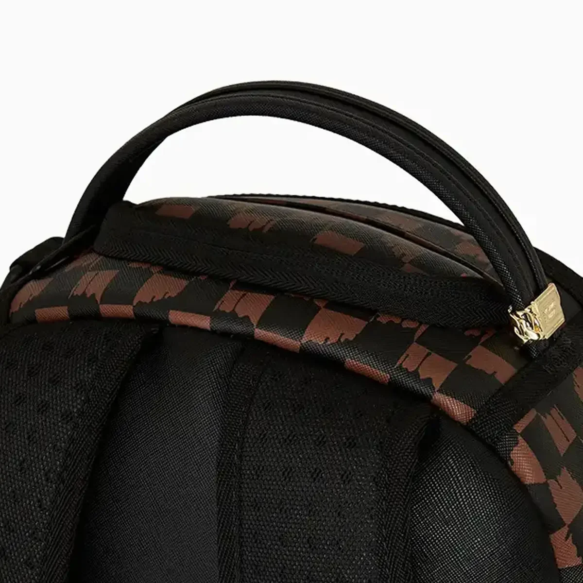 One Eye Brown Check Backpack - Image 10