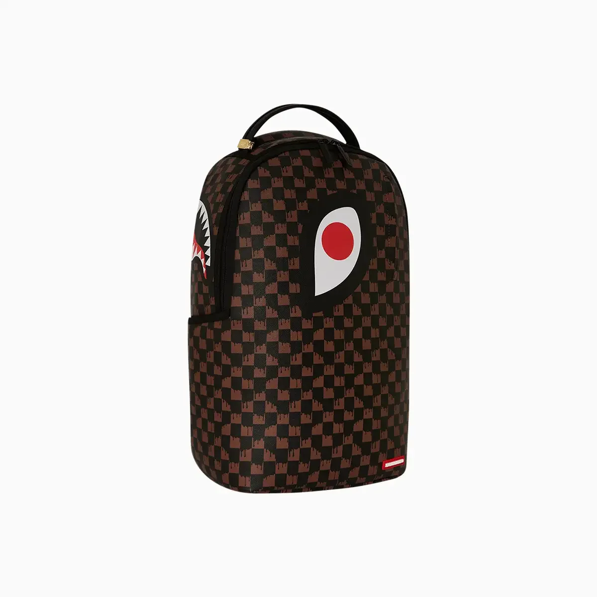 One Eye Brown Check Backpack - Image 6