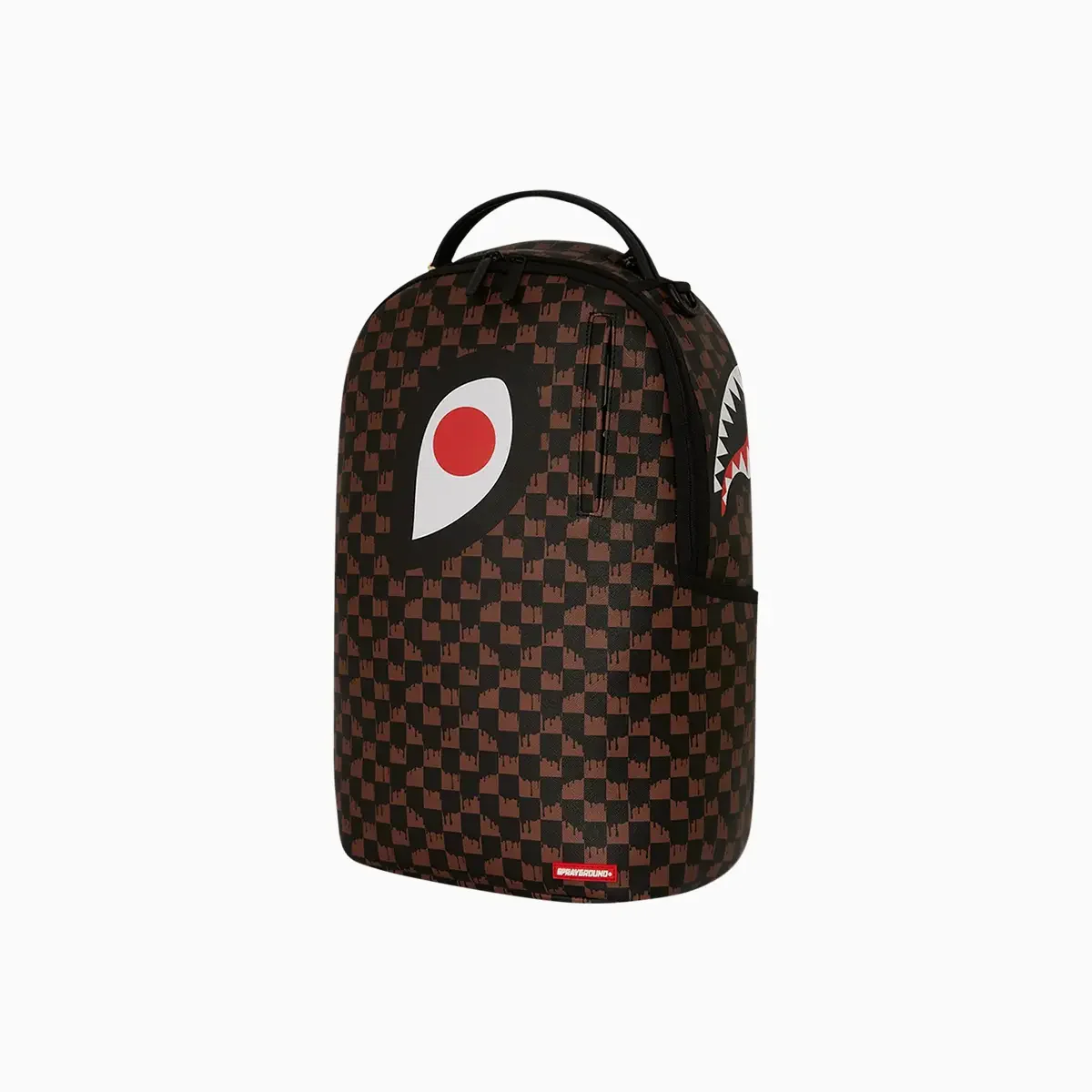 One Eye Brown Check Backpack - Image 8