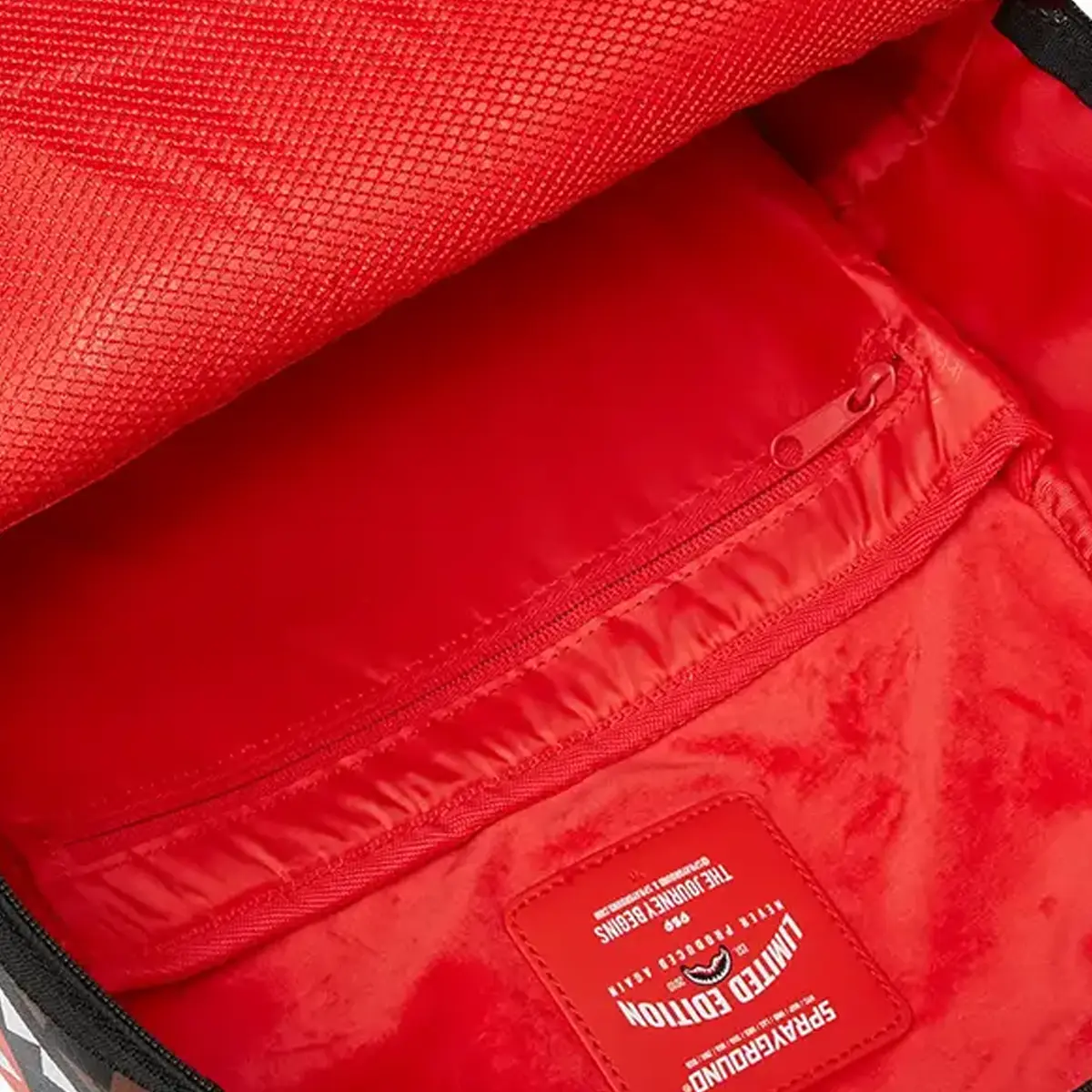 One Eye Brown Check Backpack - Image 9