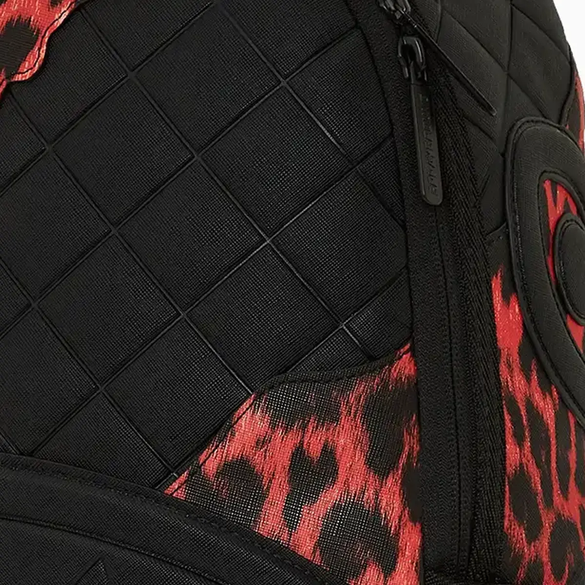 Red Leopard Puffer Dlx Backpack - Image 11