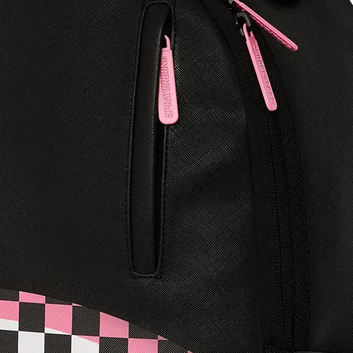 Shark Central Breakup Check Sorbet Grey Backpack - Image 9