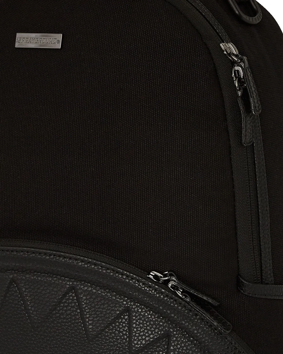 Shark Pocket Canvas Backpack - Image 5