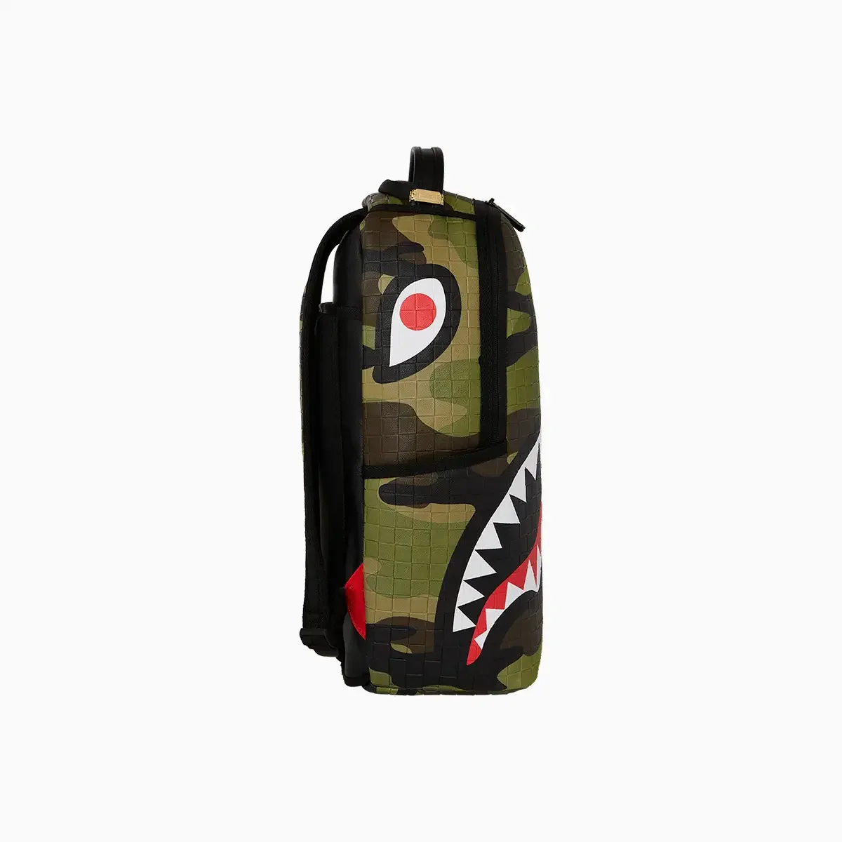 Woodland Camo Check Backpack - Image 3