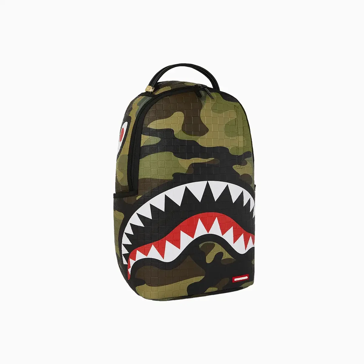 Woodland Camo Check Backpack - Image 7
