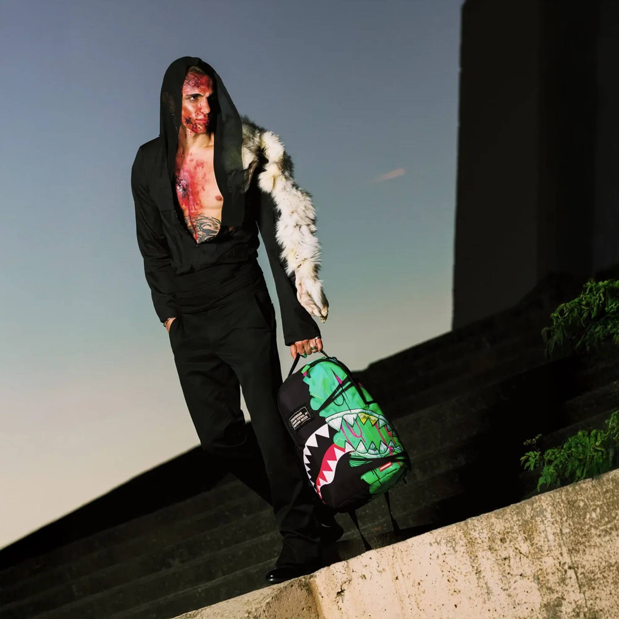 Zombie Ooze Shark Central Backpack - Image 4