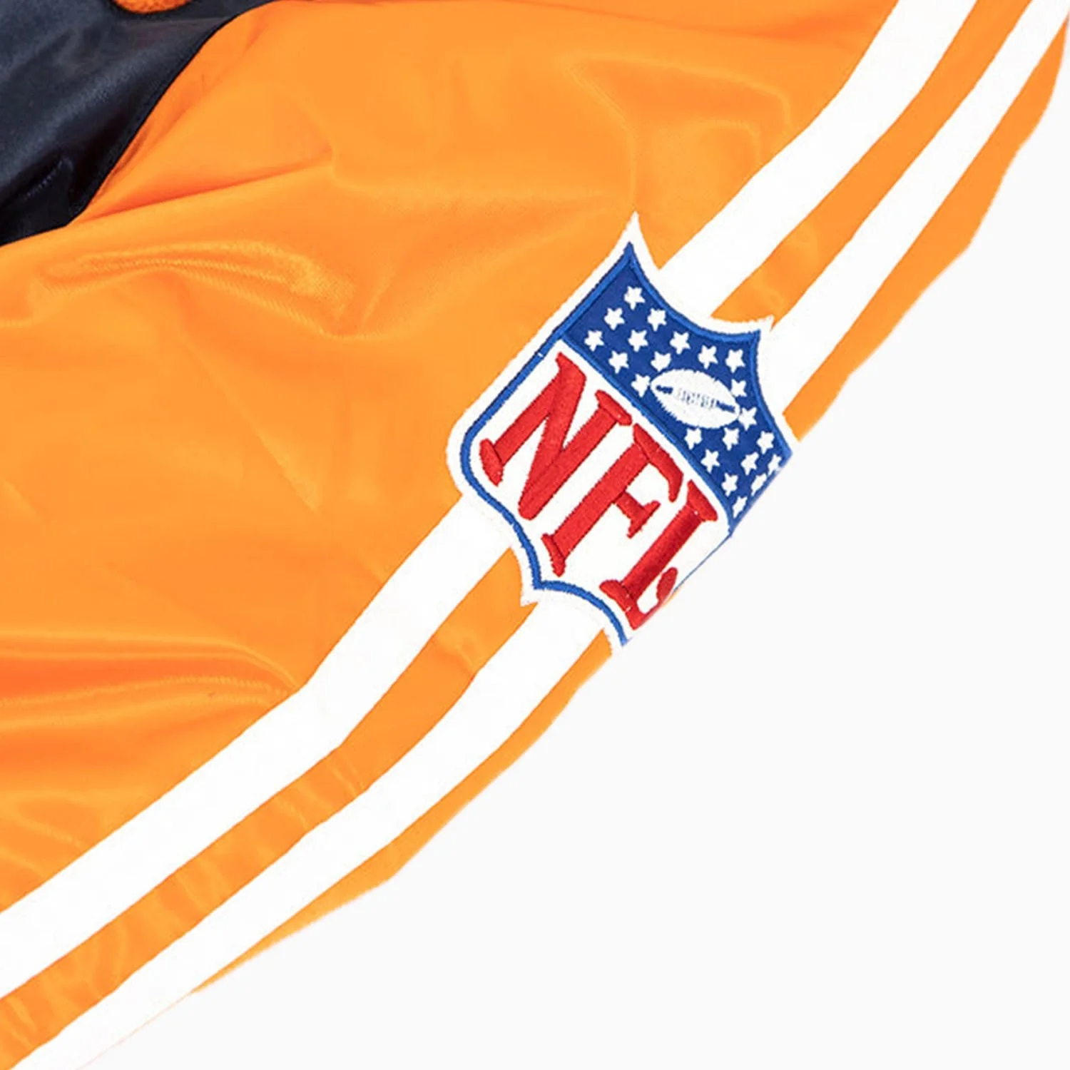 Men's Chicago Bears NFL Varsity Satin Jacket - Image 4