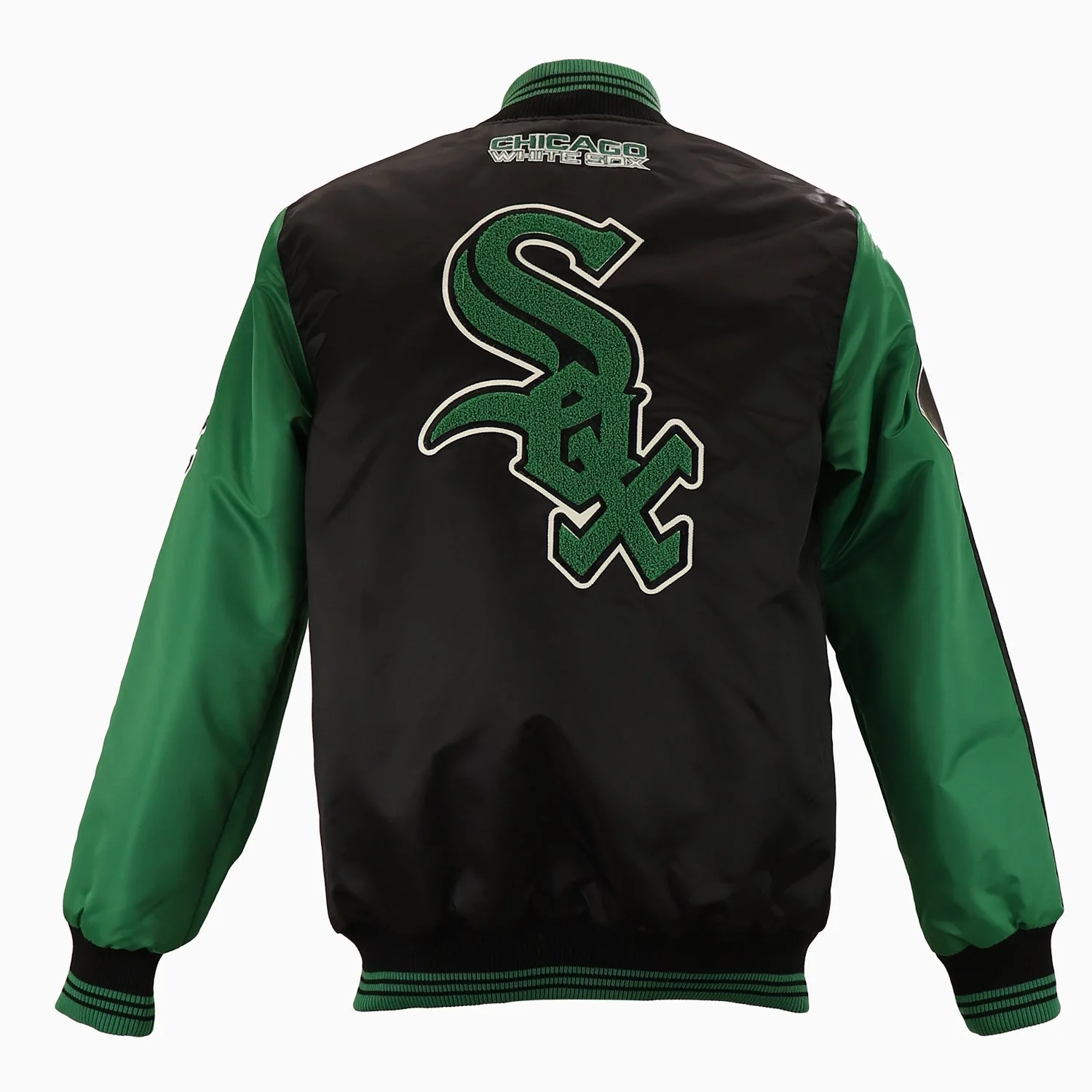 Men's Chicago White Sox MLB Varsity Satin Jacket - Image 2