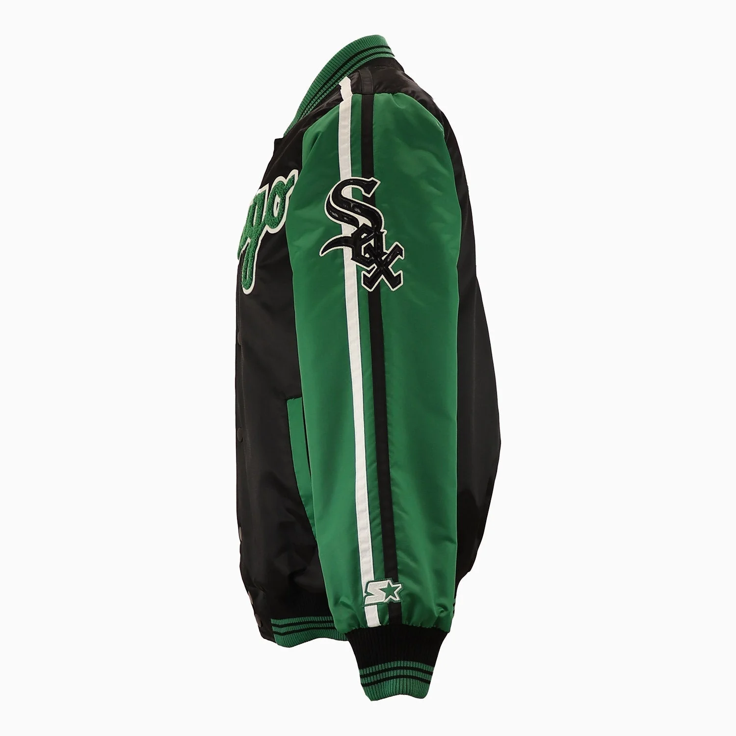 Men's Chicago White Sox MLB Varsity Satin Jacket - Image 4