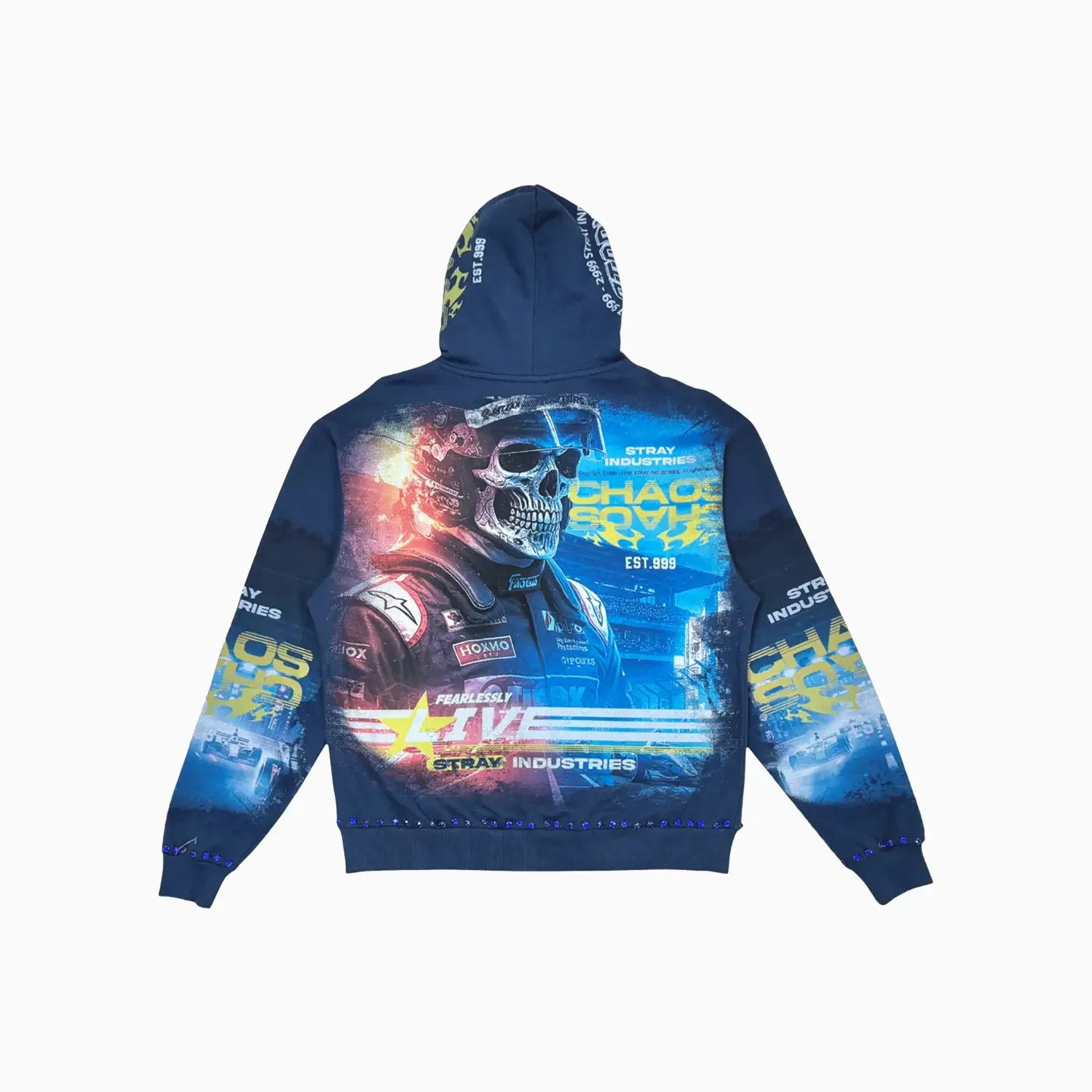 Men's Fearless Racer Graphic Hoodie - Image 2