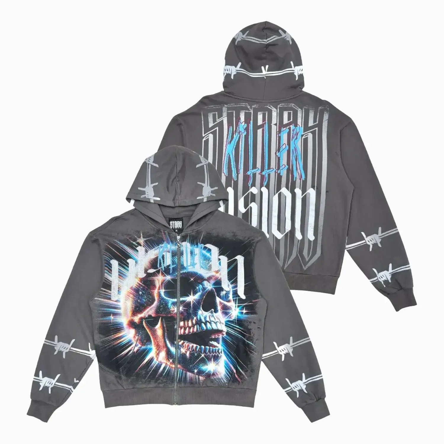 Men's Killer Vision Full-Zip Hoodie - Image 4