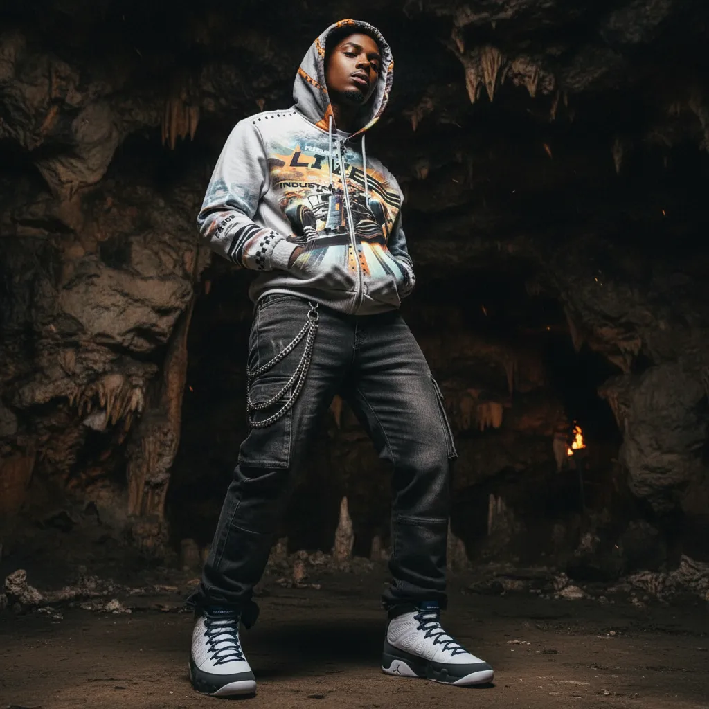 Men's Live Fearlessly Full Zip Hoodie - Image 2