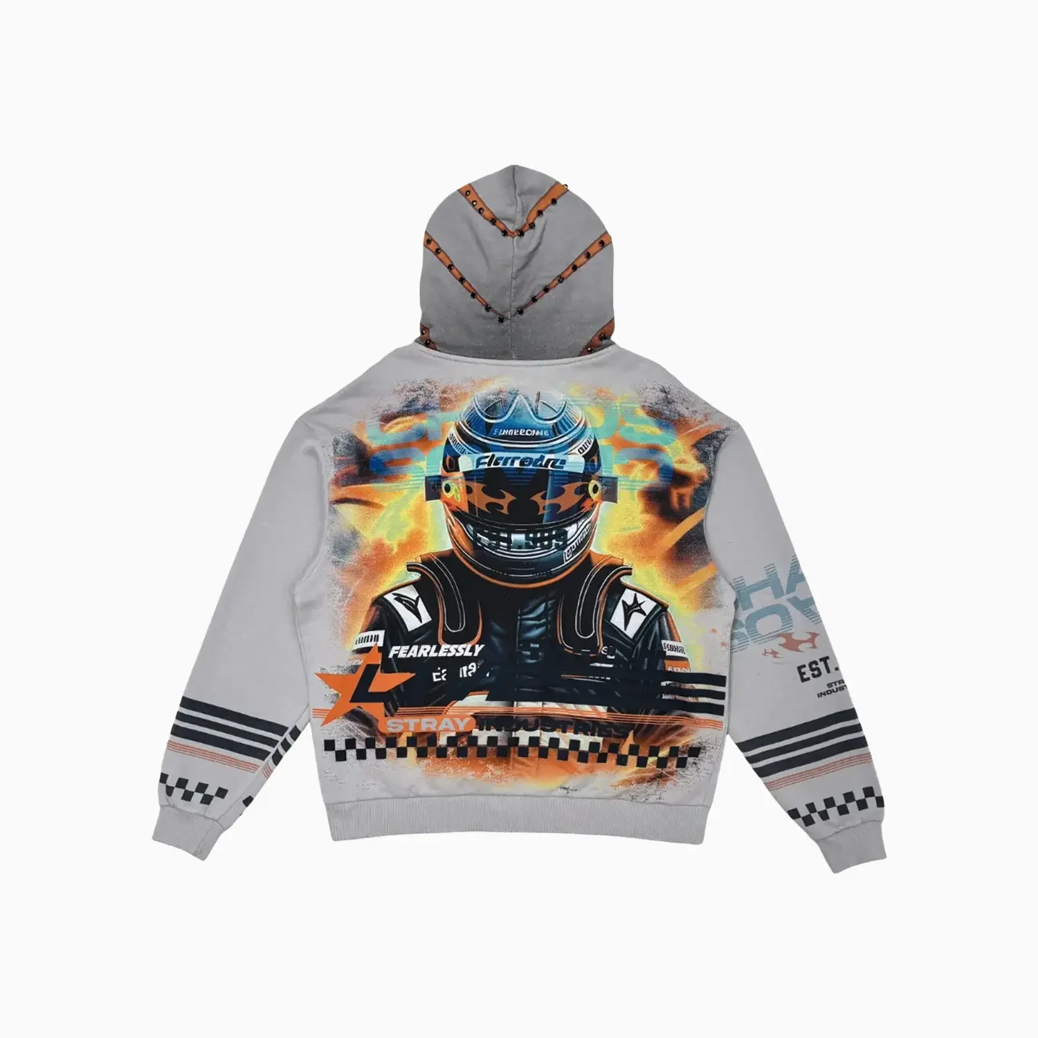Men's Live Fearlessly Full Zip Hoodie - Image 3