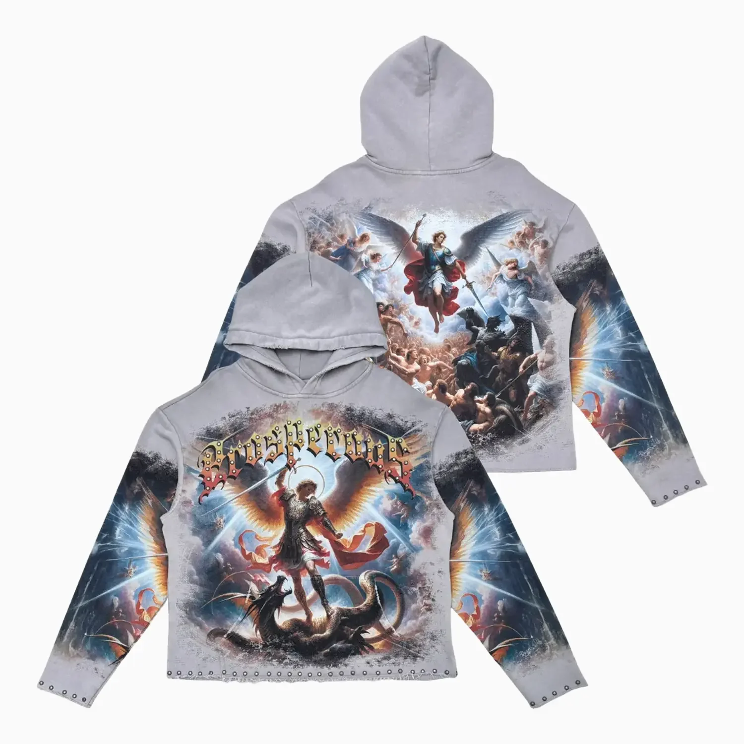 Men's Prosperous Pull Over Hoodie - Image 5