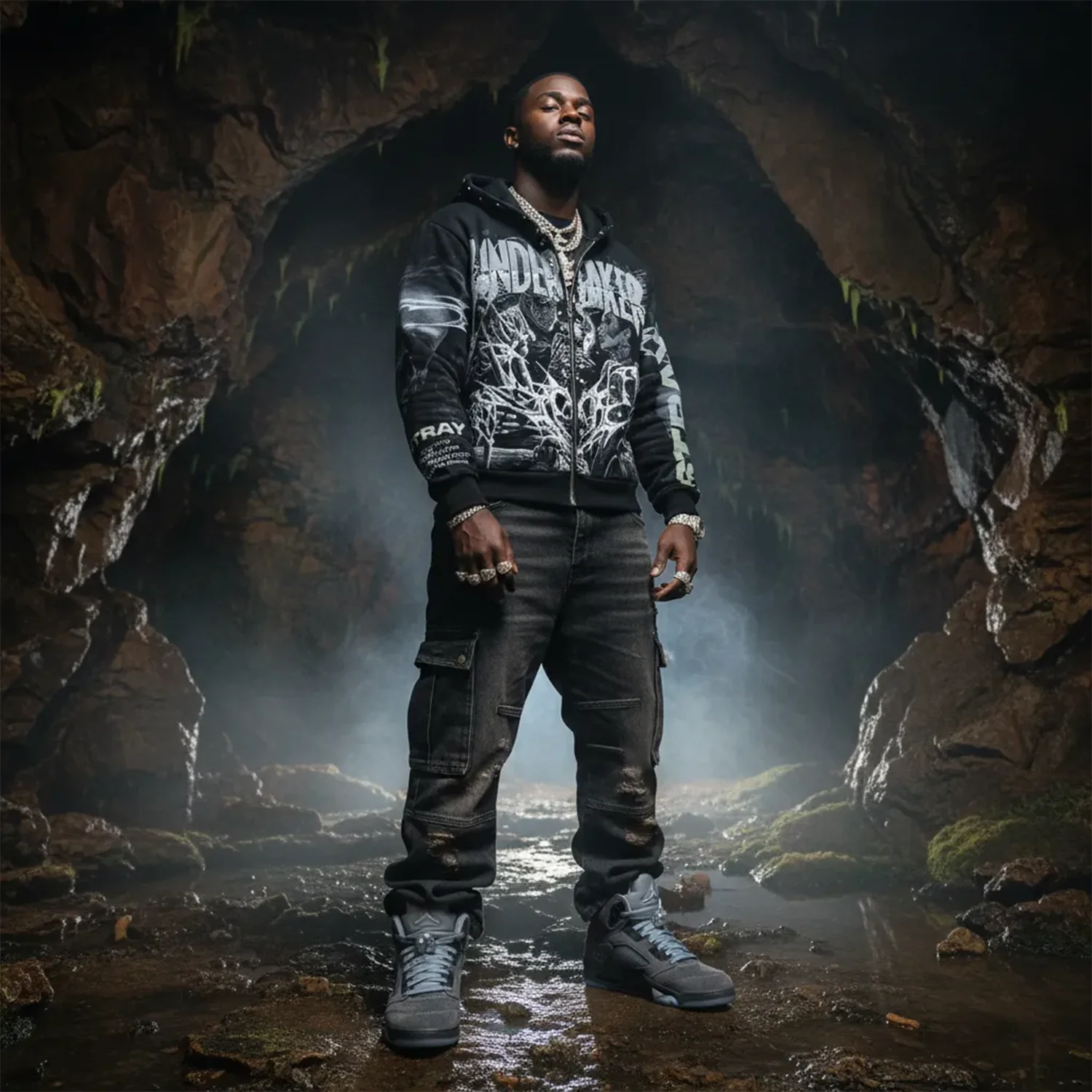 Men's Undertaker Full Zip Hoodie - Image 4