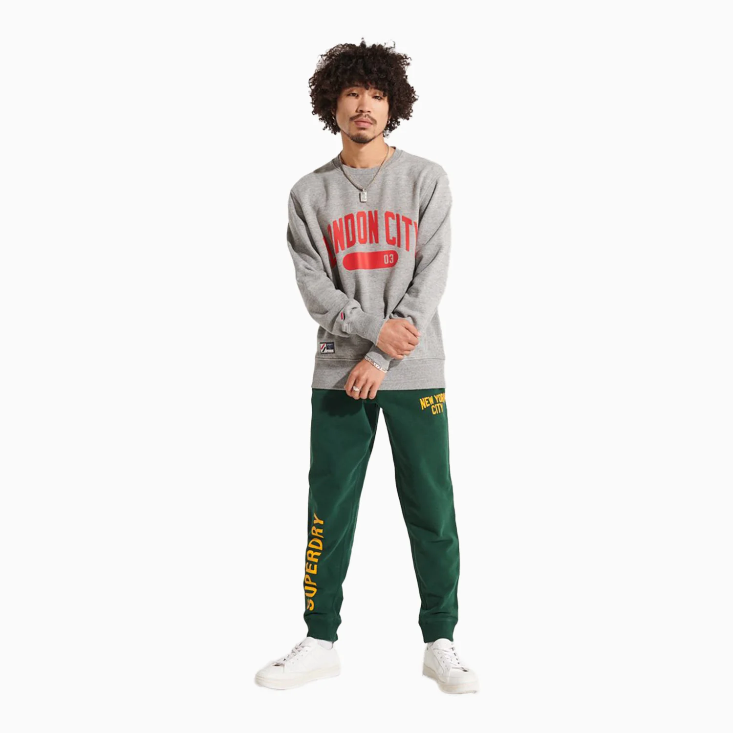Men's City College Crew Neck Sweatshirt - Image 2