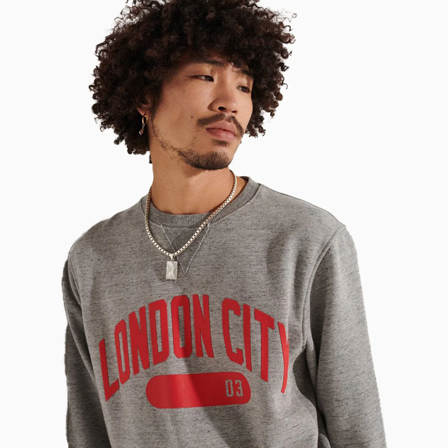 Men's City College Crew Neck Sweatshirt - Image 3