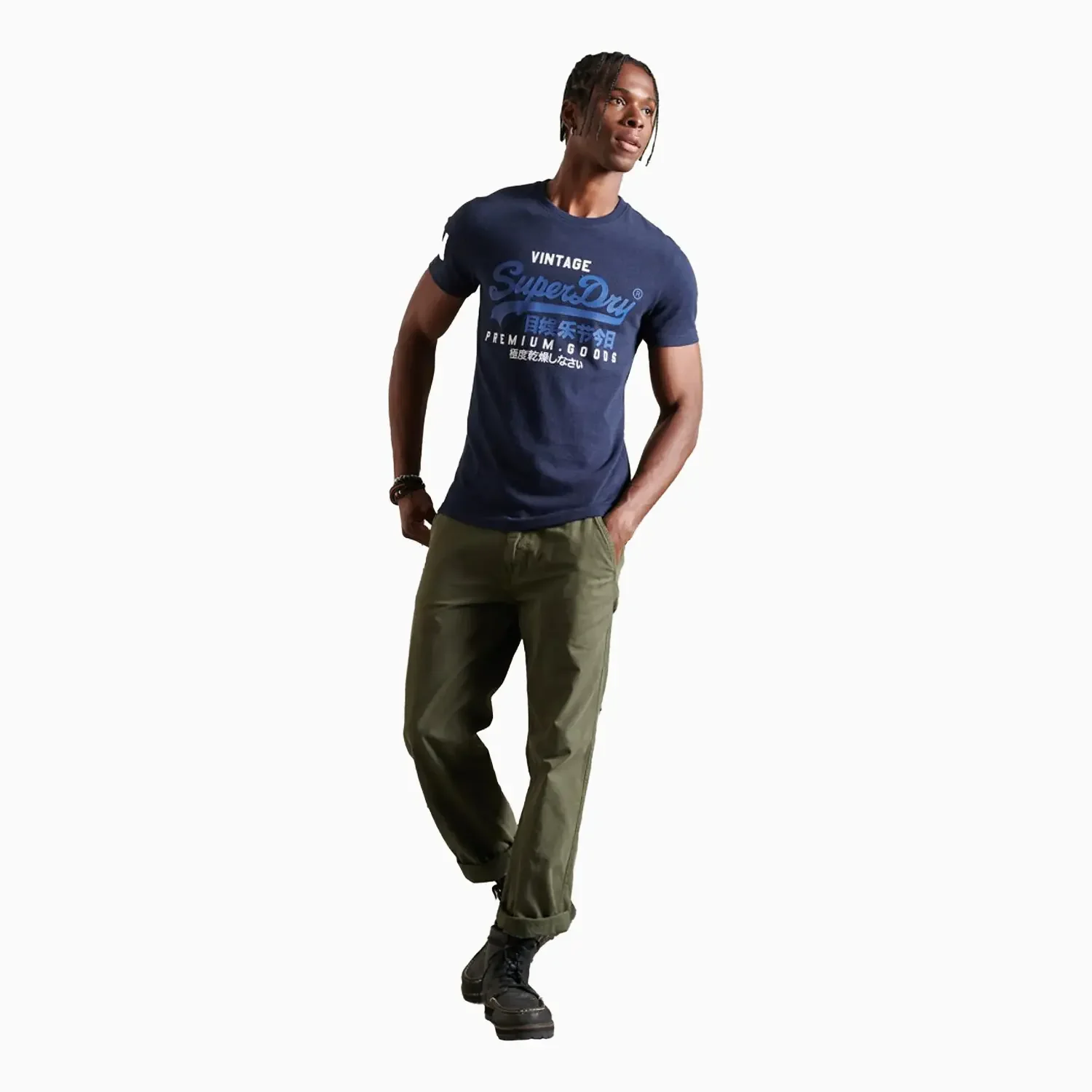 Men's Organic Cotton Classic Graphic Logo T Shirt - Image 2