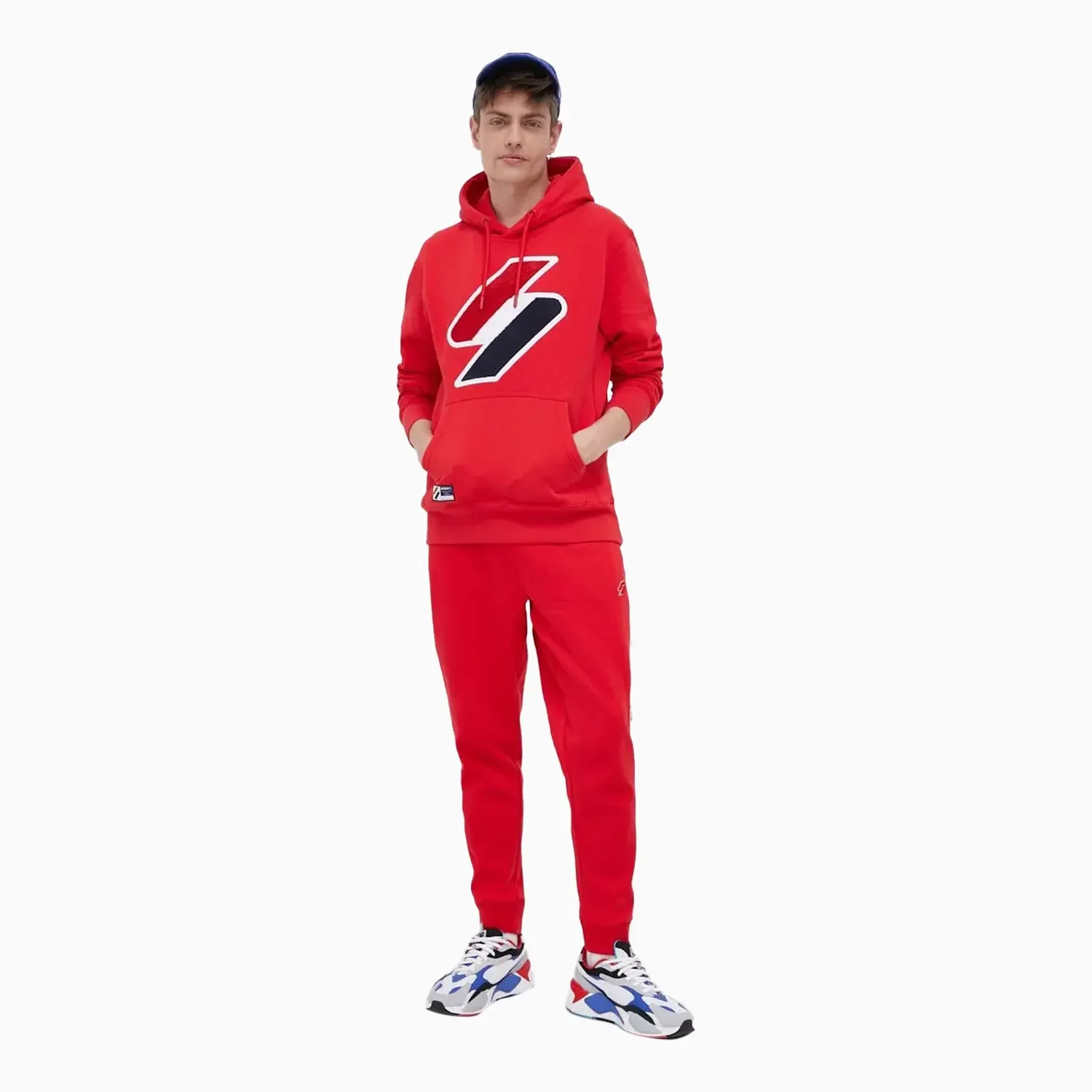 Men's Superdry Code Logo Hoodie - Image 2