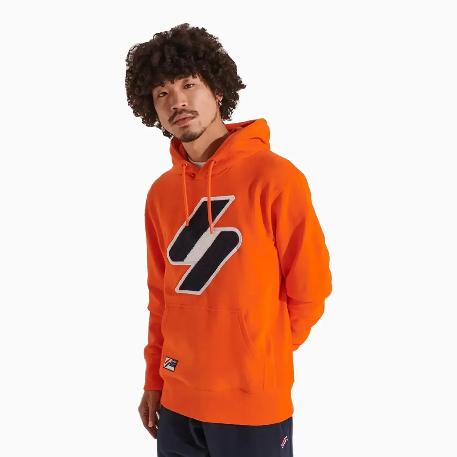 Men's Superdry Code Logo Hoodie - Image 9