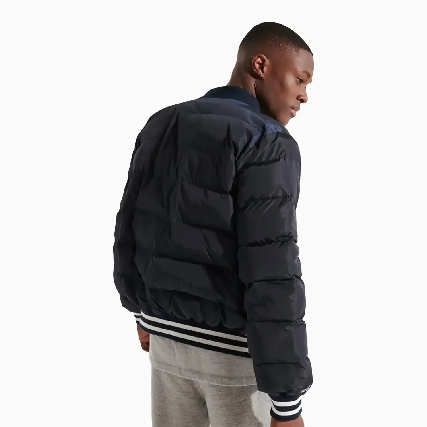 Men's Varsity Baseball Puffer Jacket - Image 3