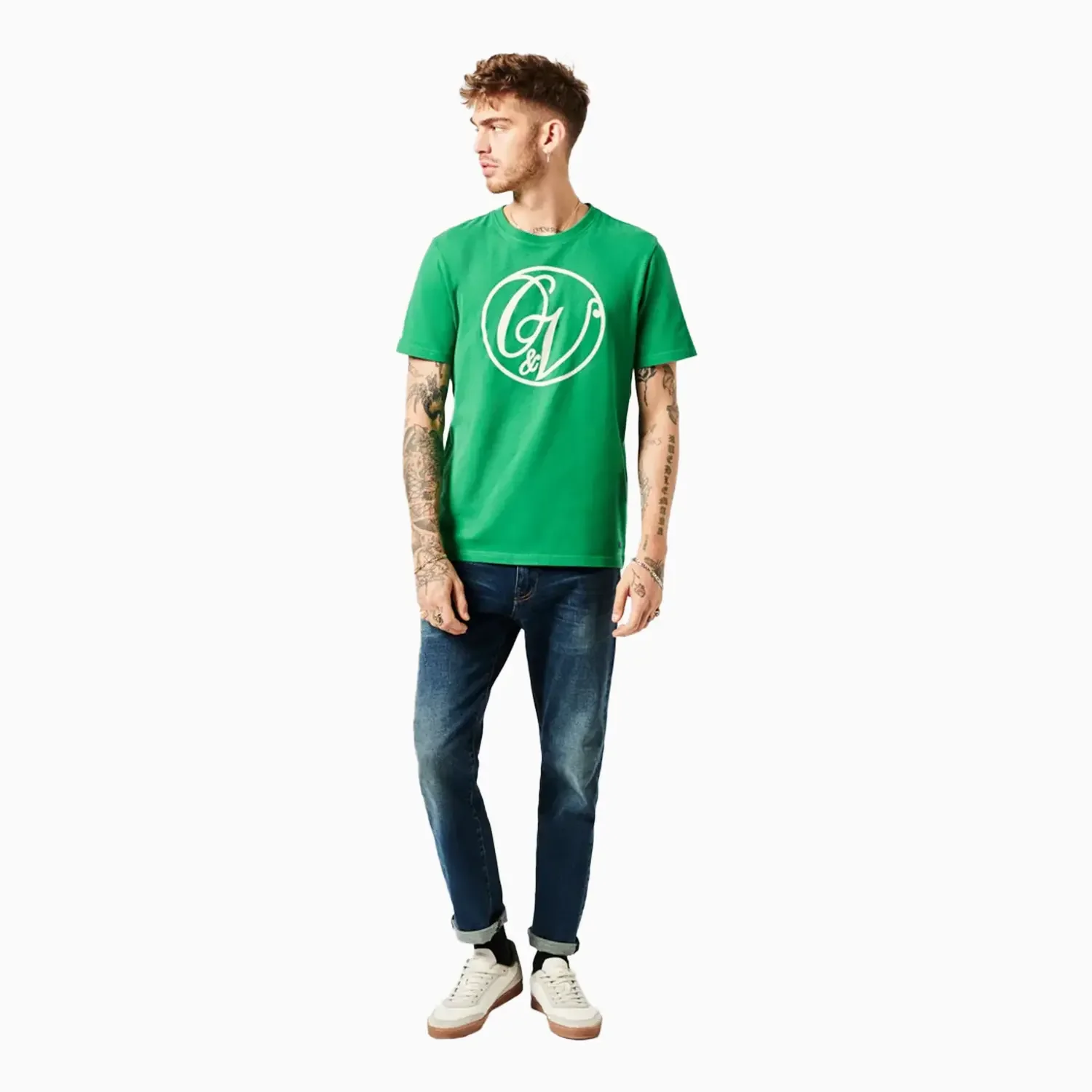 Men's Vintage Monogram T Shirt - Image 2