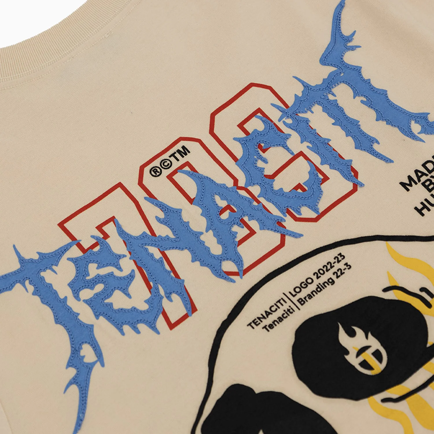 Men's Fire Skull Short Sleeve T-Shirt - Image 4
