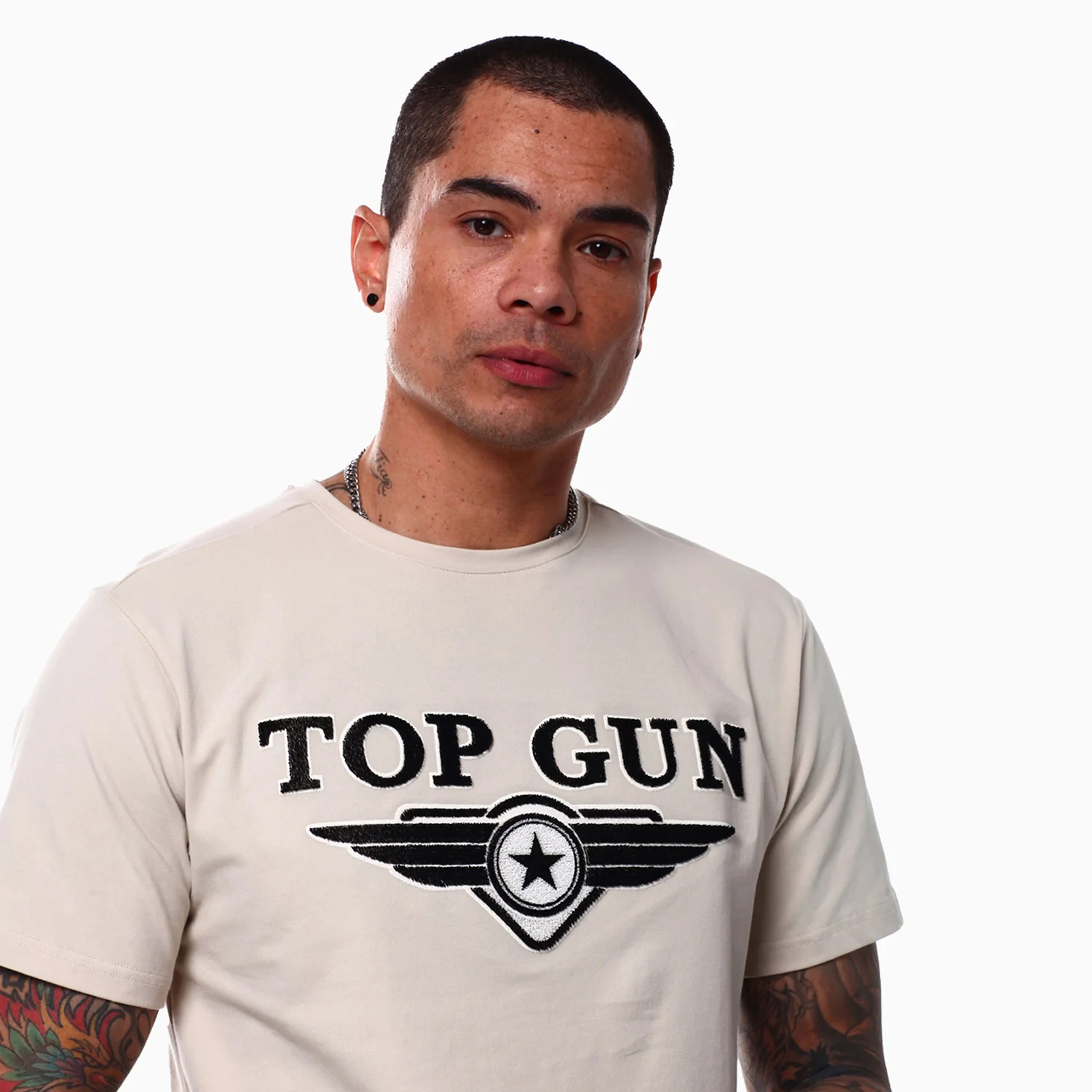 Men's Embroidered Logo T Shirt And Shorts Outfit - Image 2