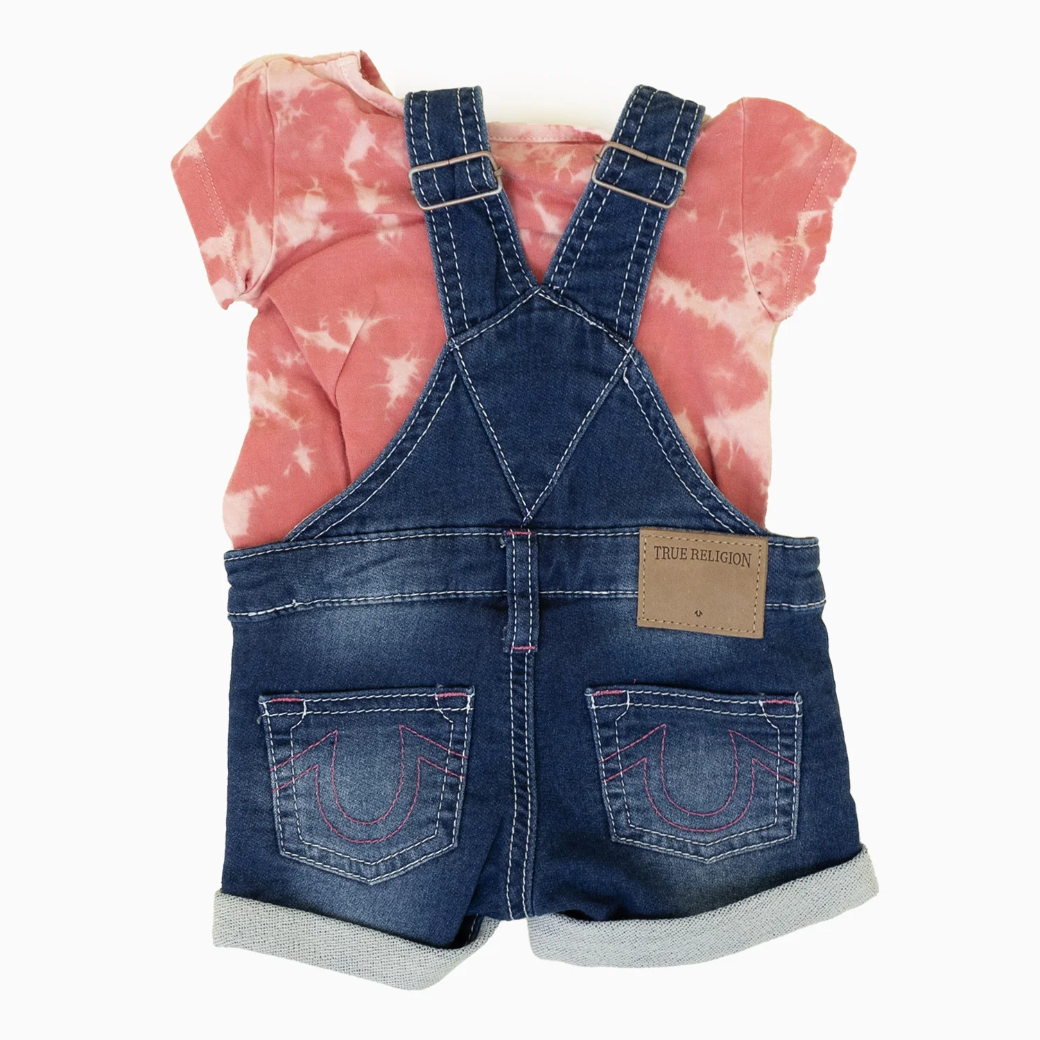 Kid's Baby Girl Tie Dye 2 Piece Set Outfit - Image 2