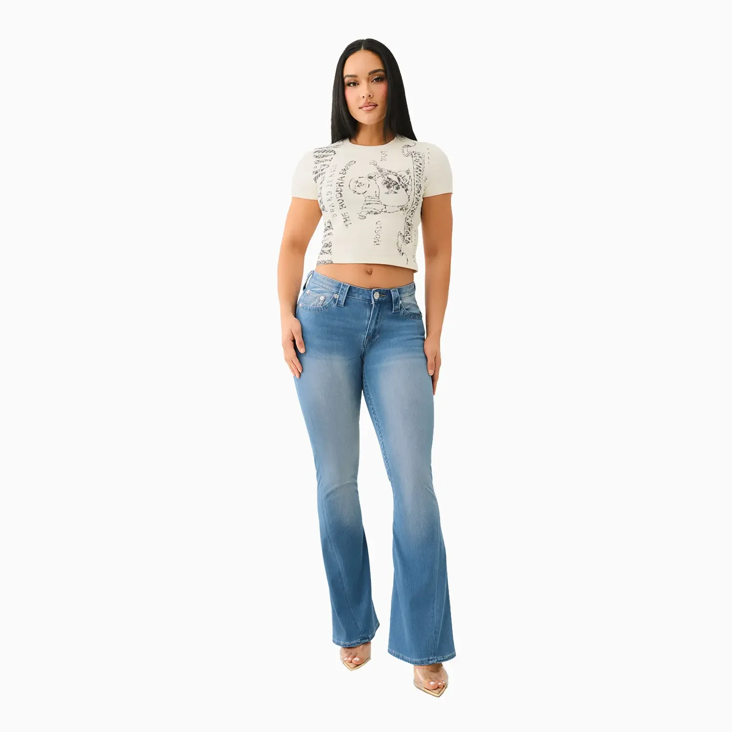Women's Heritage Logo Baby T-Shirt - Image 2