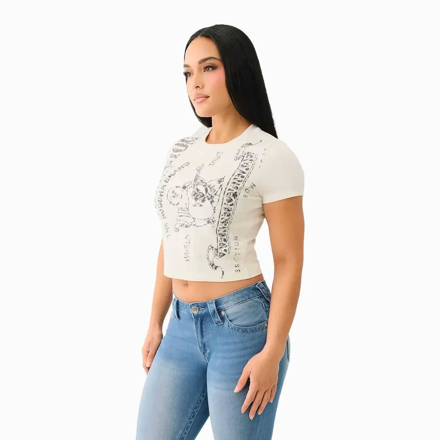 Women's Heritage Logo Baby T-Shirt - Image 3
