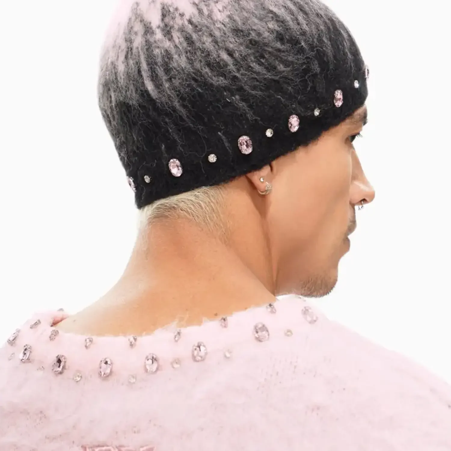 Triage Mohair Beanie Hat - Image 3