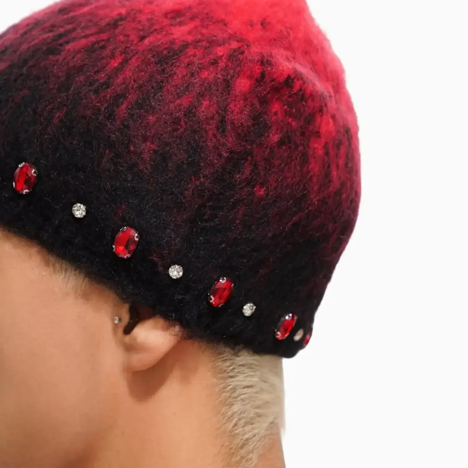 Triage Mohair Beanie Hat - Image 6