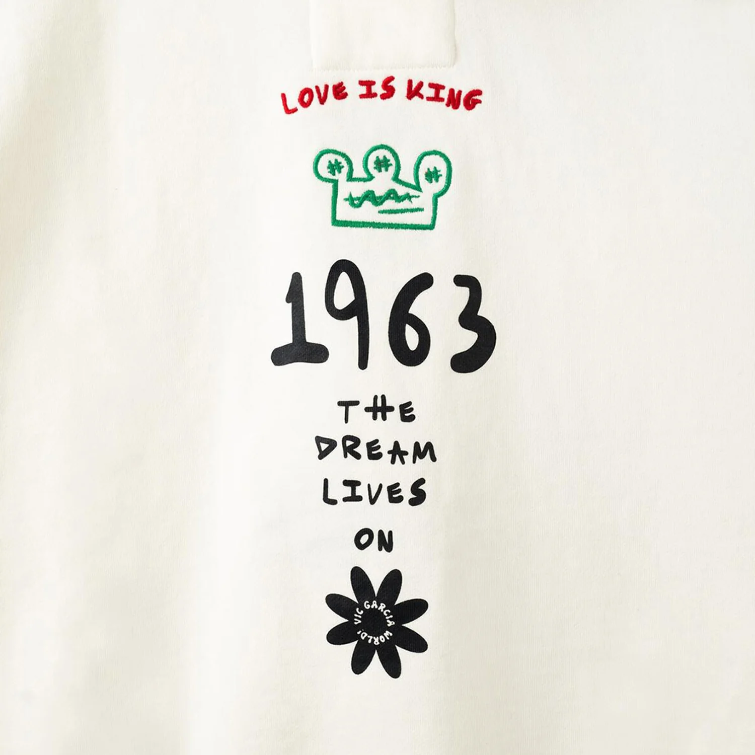 Men's One Love Pull Over Hoodie - Image 4