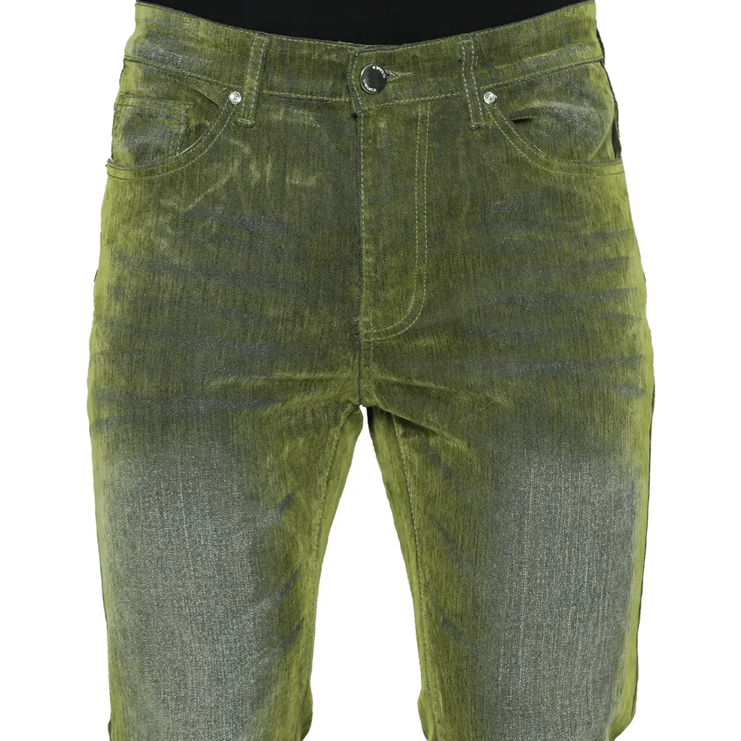 Men's Stacked Fit Jeans Pant With Stitched Hem - Image 7