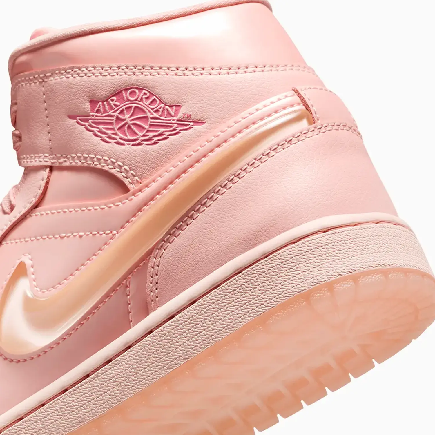 Women's Air Jordan 1 Mid SE "Patent Valentine's Day" - Image 8